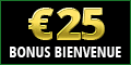 25 euros no deposit bonus, French
                                  landing