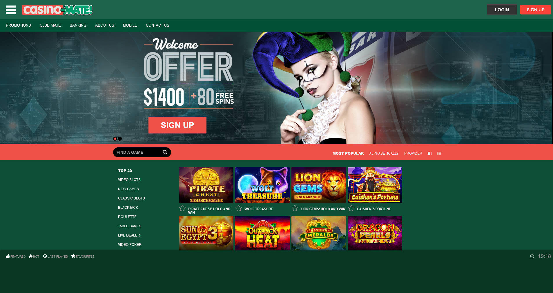 Casino
Mate
