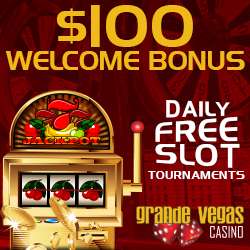 $100 Welcoome Bonus at Grande Vegas