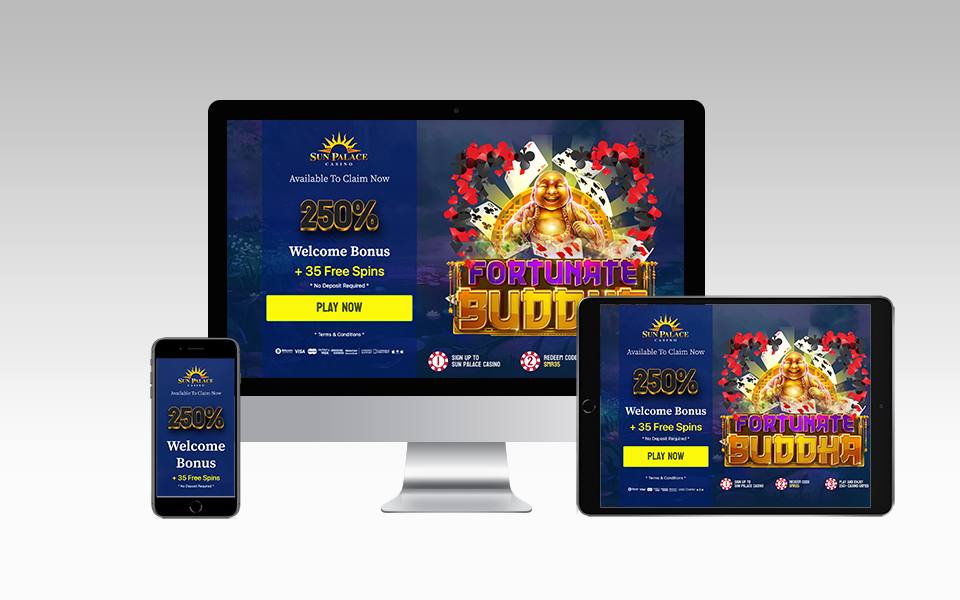 250% WELCOME
BONUS + 35 FREE SPINS